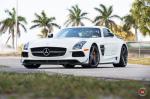 Mercedes-Benz SLS63 AMG on Vossen Wheels (VPS-302T) 2017 года